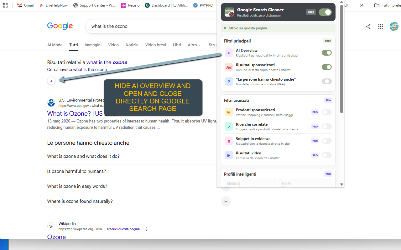 Google Search Cleaner screenshot 2