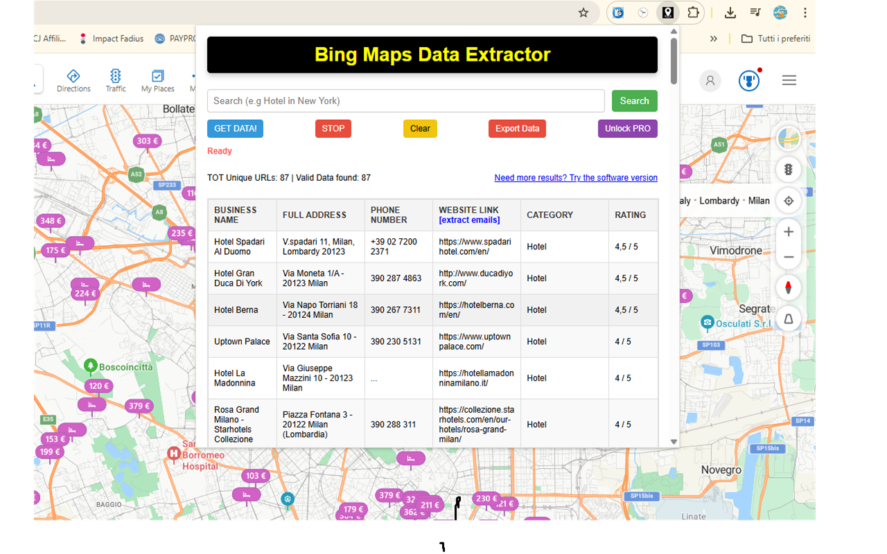 Maps Extractor Screenshot 1